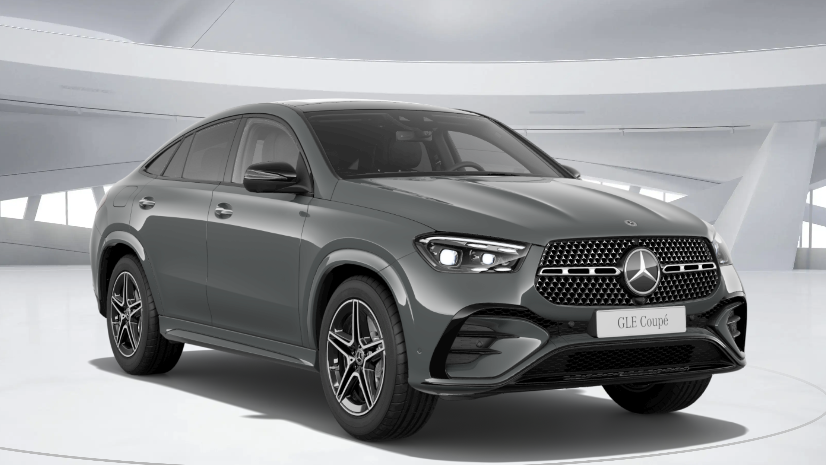 MERCEDES GLE COUPÉ | 450d 4matic AMG | facelift | skladem | nové české auto | naftové sportovní suv coupé | šedá silicon nemetalická | černá kůže | maximální výbava | ihned k předání | VIP sleva | nákup online AUTOiBUY.com